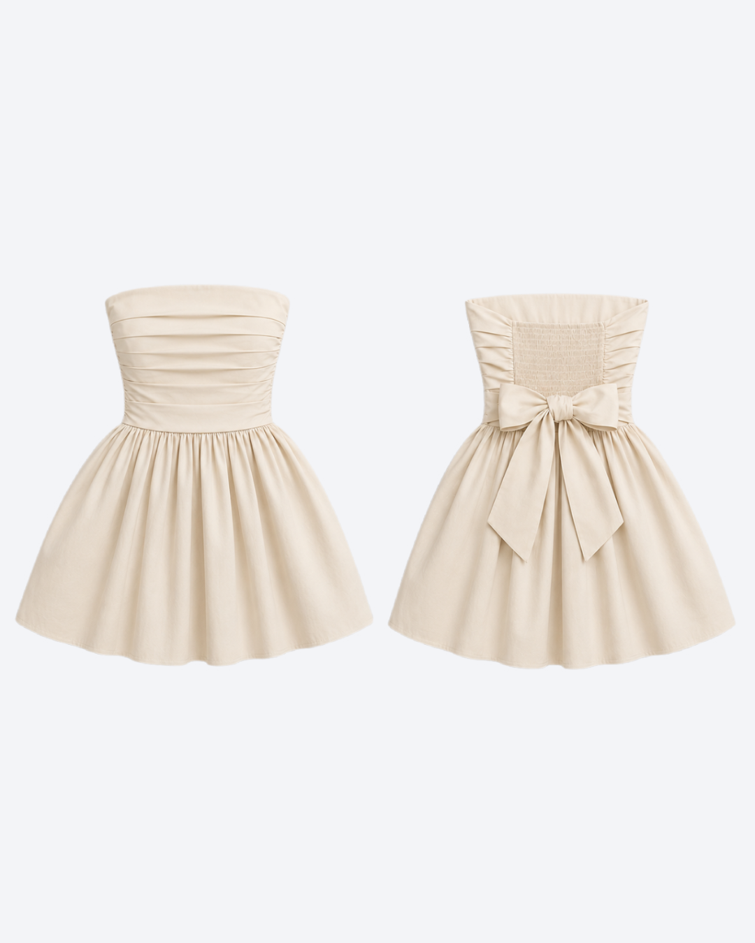 Vestido Valentina Beige